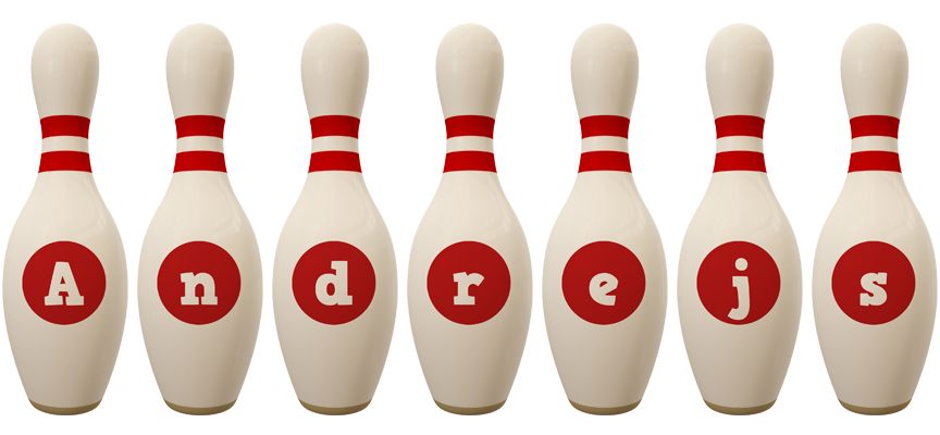 Andrejs bowling-pin logo