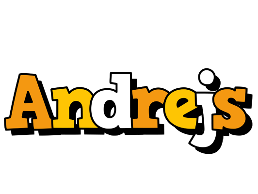 Andrejs cartoon logo