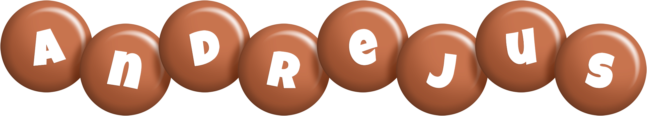 Andrejus candy-brown logo