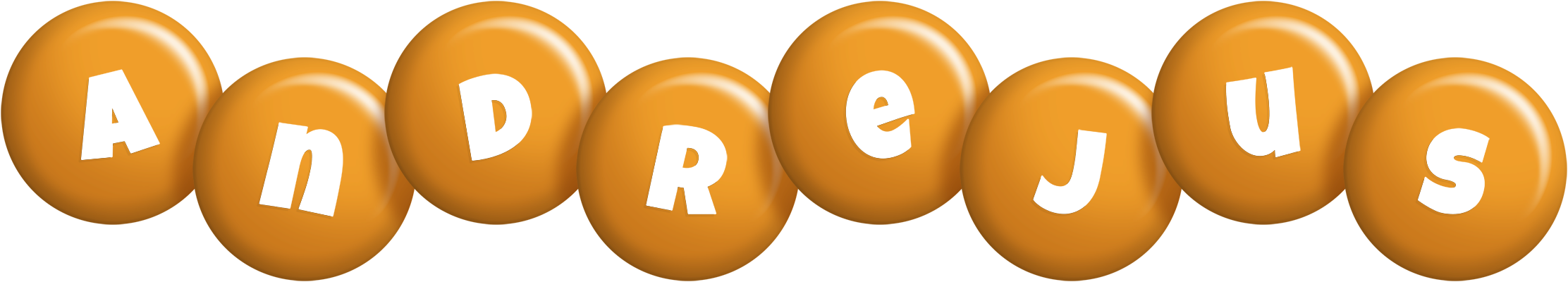 Andrejus candy-orange logo