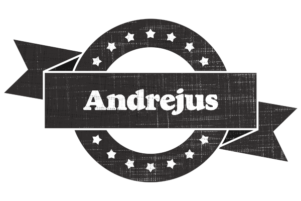 Andrejus grunge logo