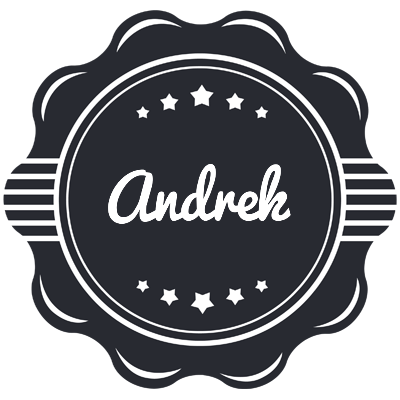 Andrek badge logo