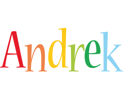 Andrek birthday logo