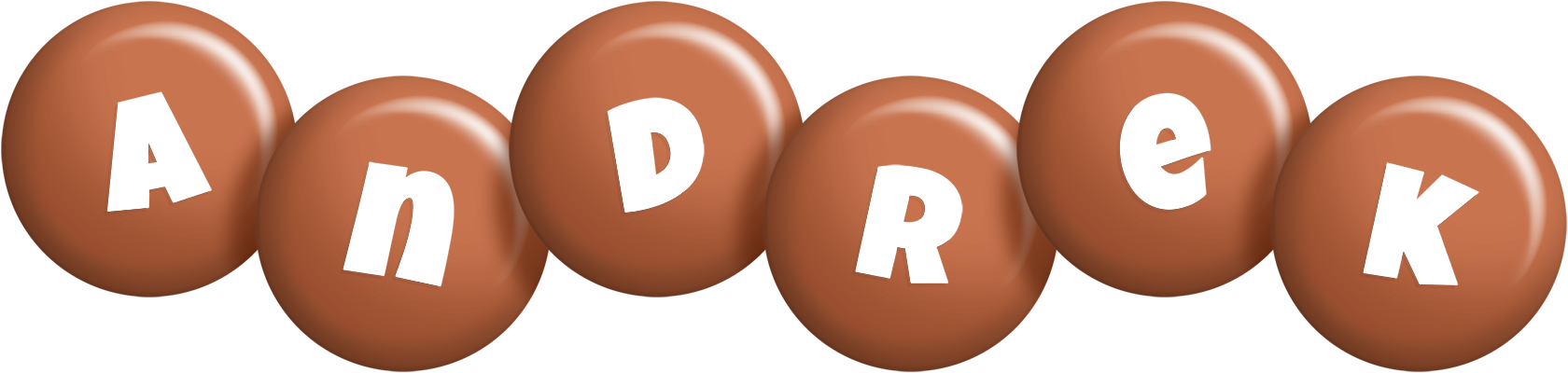 Andrek candy-brown logo
