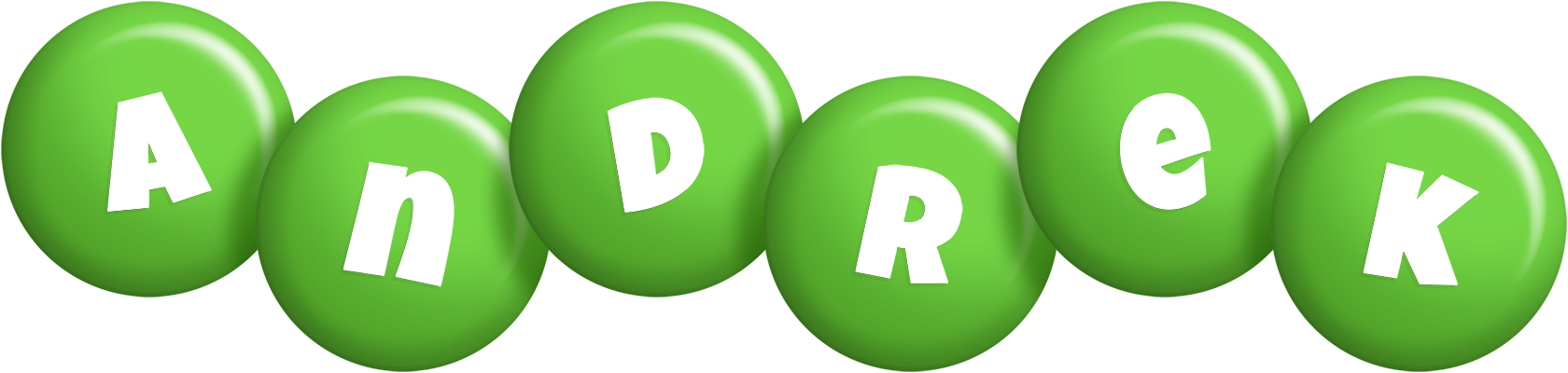 Andrek candy-green logo