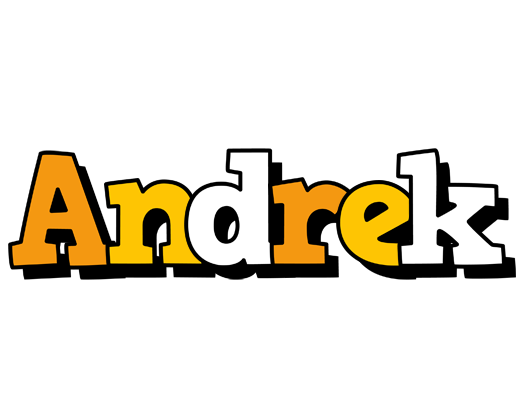Andrek cartoon logo
