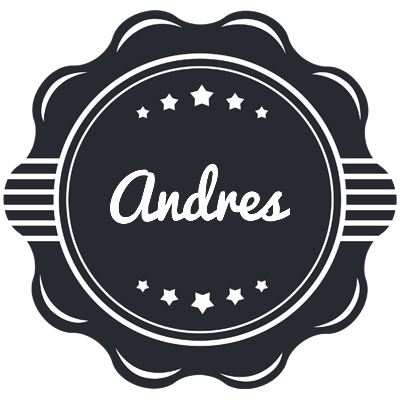 Andres badge logo