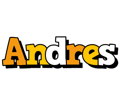Andres cartoon logo