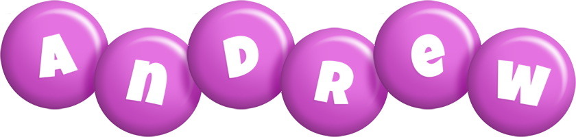 Andrew candy-purple logo