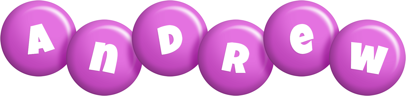 Andrew candy-purple logo