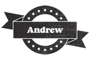 Andrew grunge logo
