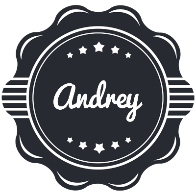 Andrey badge logo
