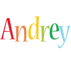 Andrey birthday logo