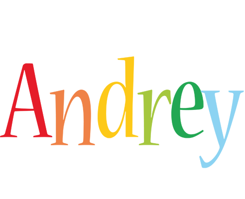 Andrey birthday logo