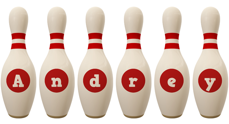 Andrey bowling-pin logo