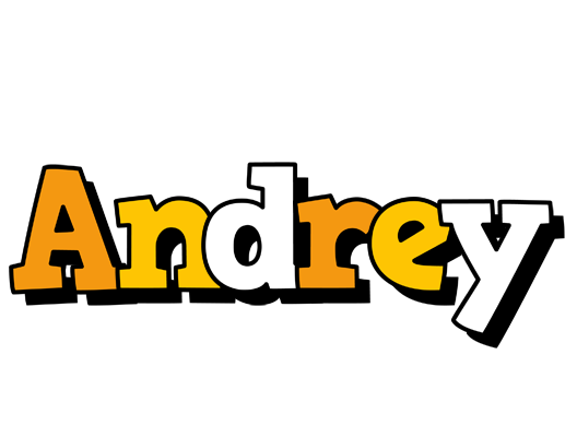 Andrey cartoon logo