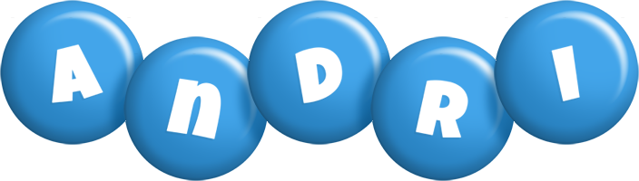Andri candy-blue logo