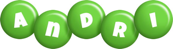 Andri candy-green logo