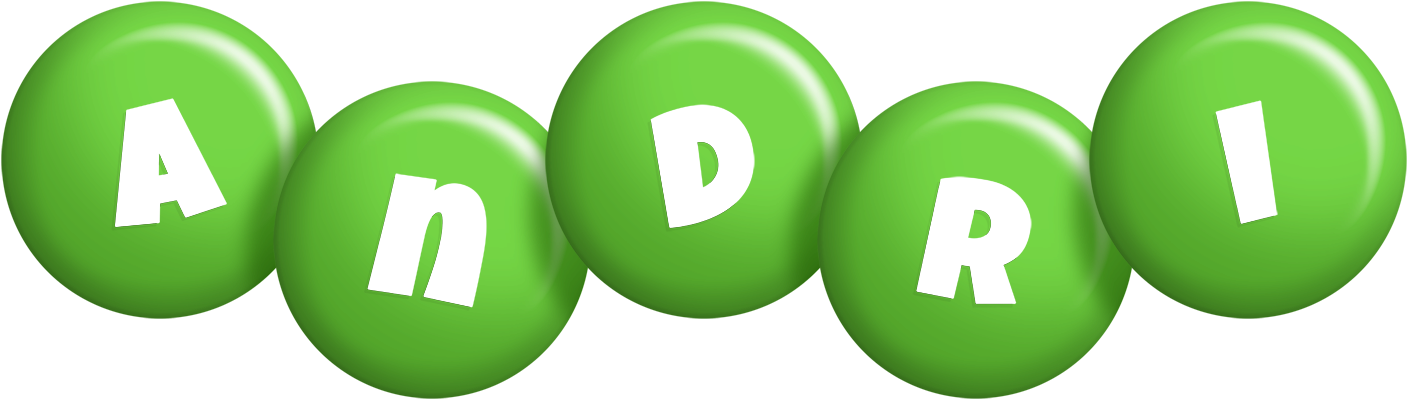Andri candy-green logo
