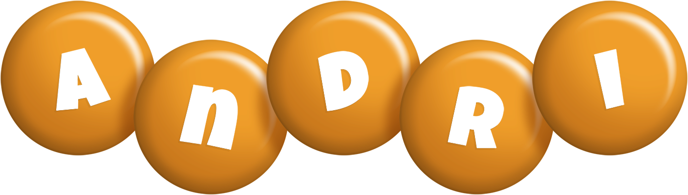 Andri candy-orange logo