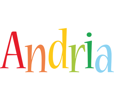 Andria birthday logo