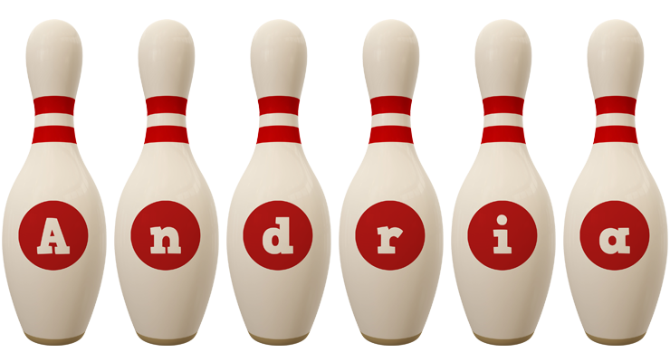 Andria bowling-pin logo