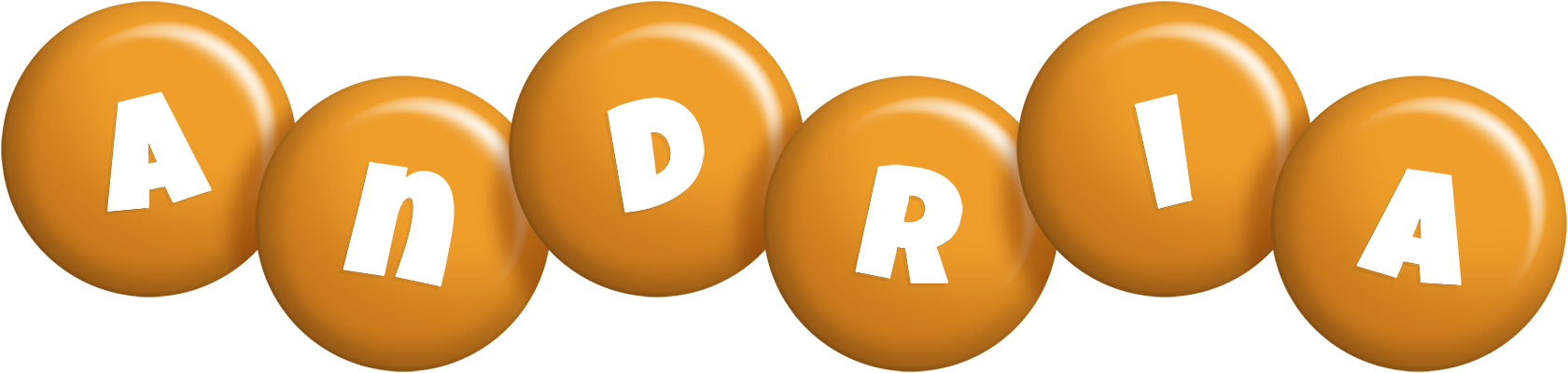 Andria candy-orange logo