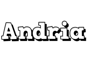 Andria snowing logo