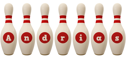 Andrias bowling-pin logo