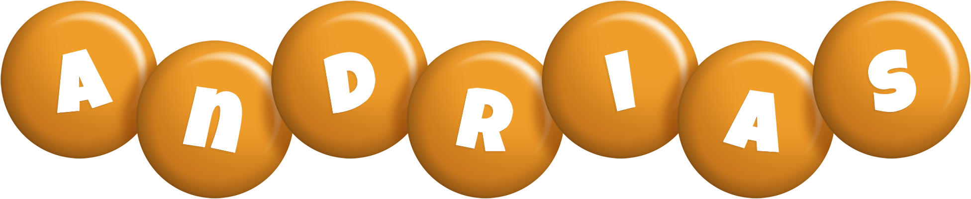 Andrias candy-orange logo