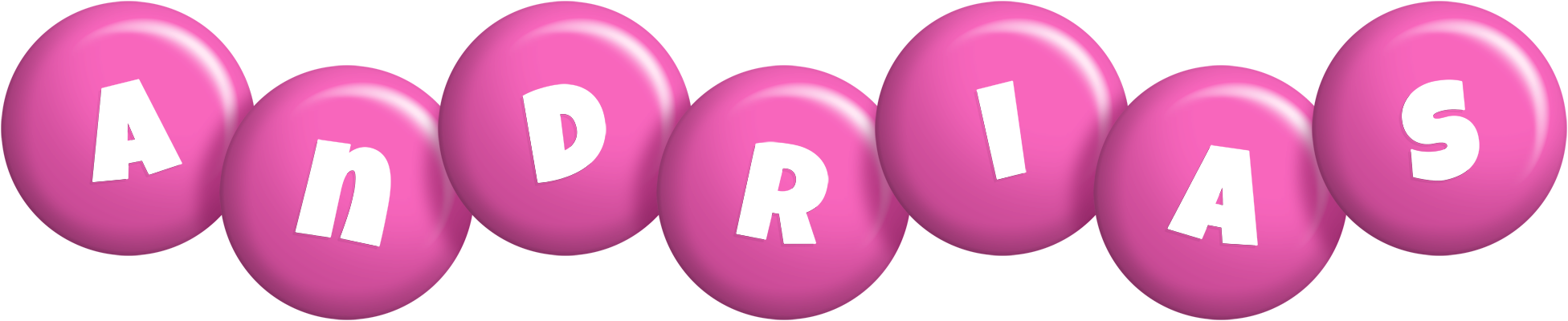 Andrias candy-pink logo