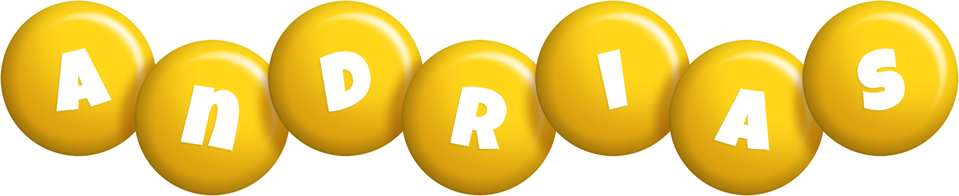 Andrias candy-yellow logo