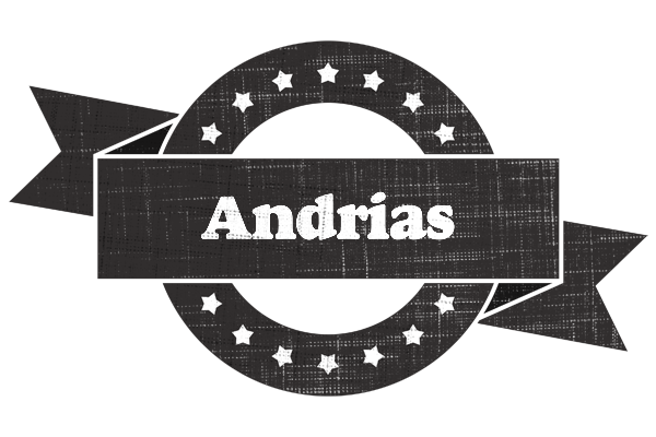 Andrias grunge logo