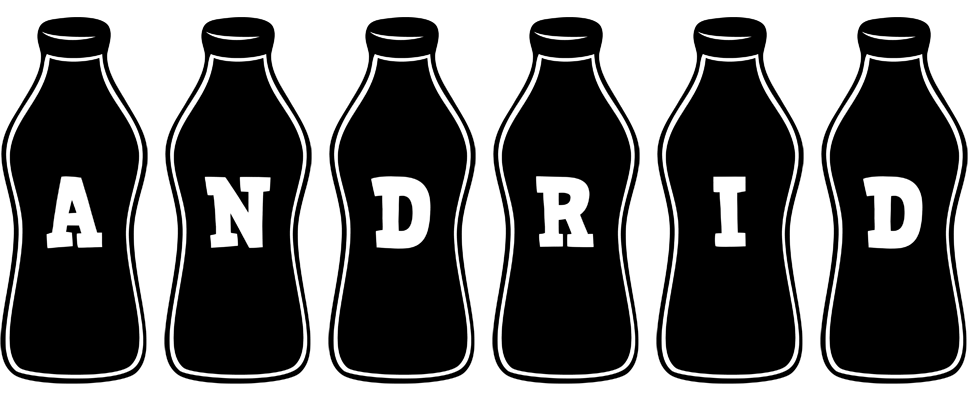 Andrid bottle logo