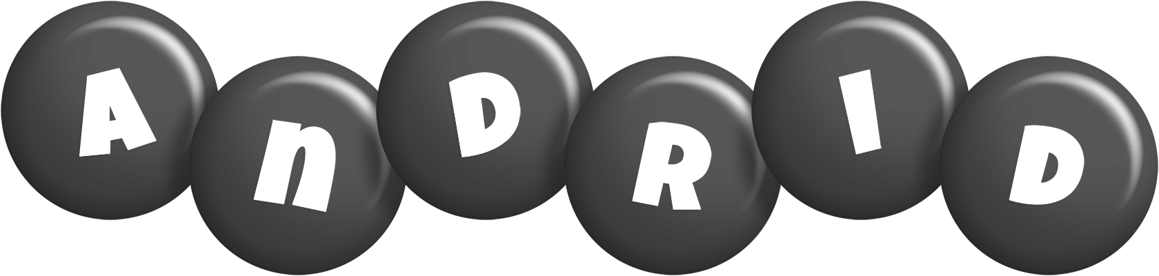 Andrid candy-black logo