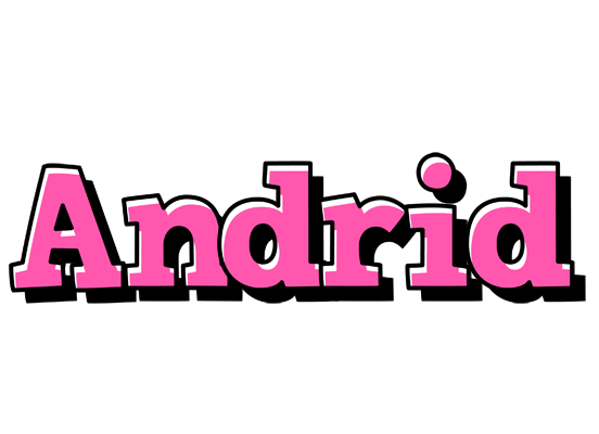 Andrid girlish logo