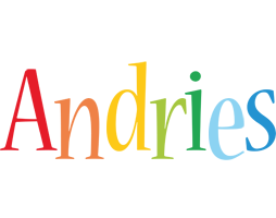 Andries birthday logo