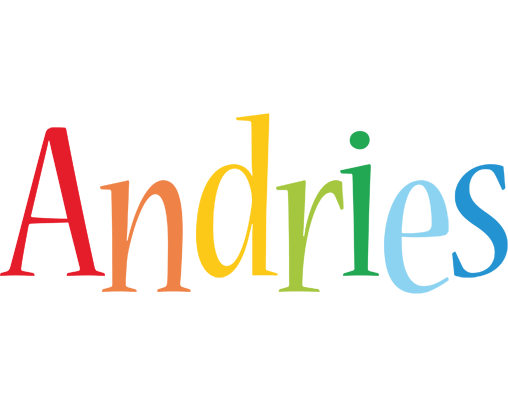 Andries birthday logo