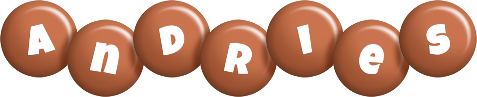 Andries candy-brown logo