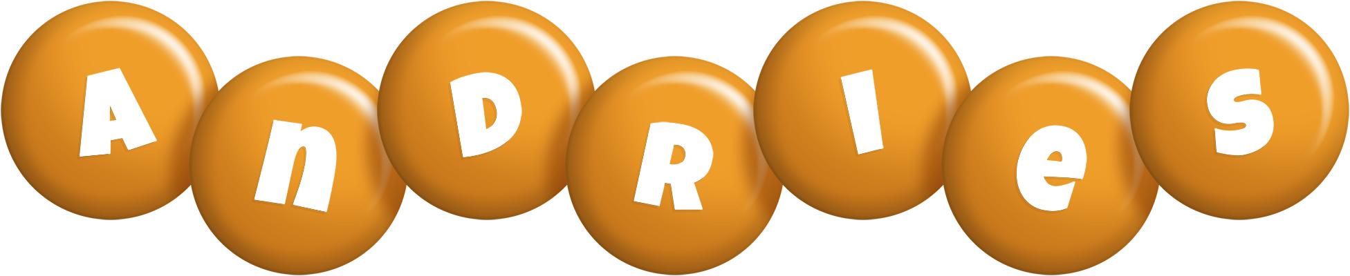 Andries candy-orange logo