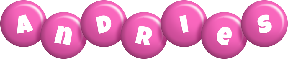 Andries candy-pink logo