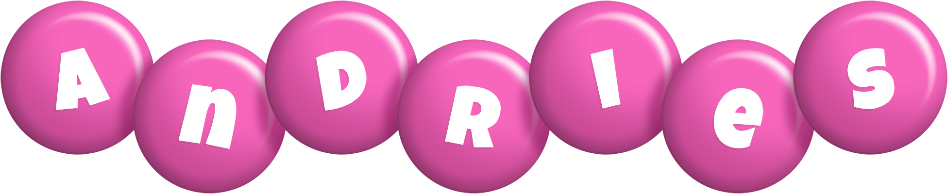 Andries candy-pink logo