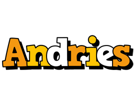 Andries cartoon logo