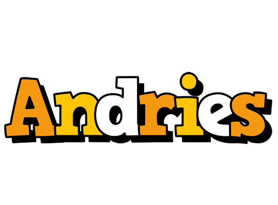 Andries cartoon logo