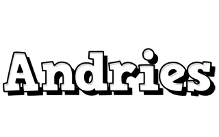 Andries snowing logo