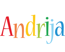 Andrija birthday logo