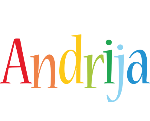 Andrija birthday logo