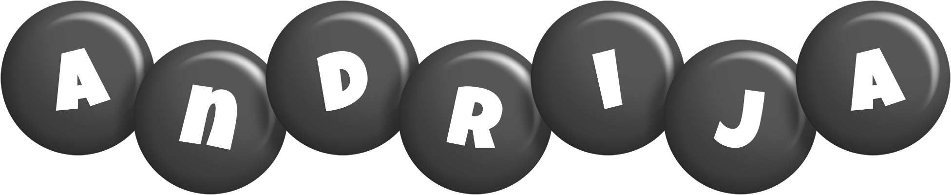 Andrija candy-black logo