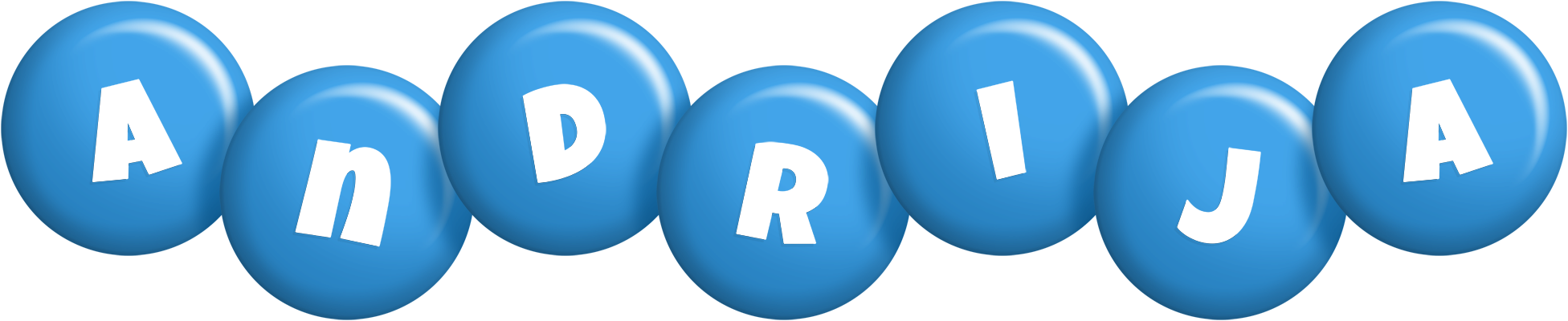 Andrija candy-blue logo