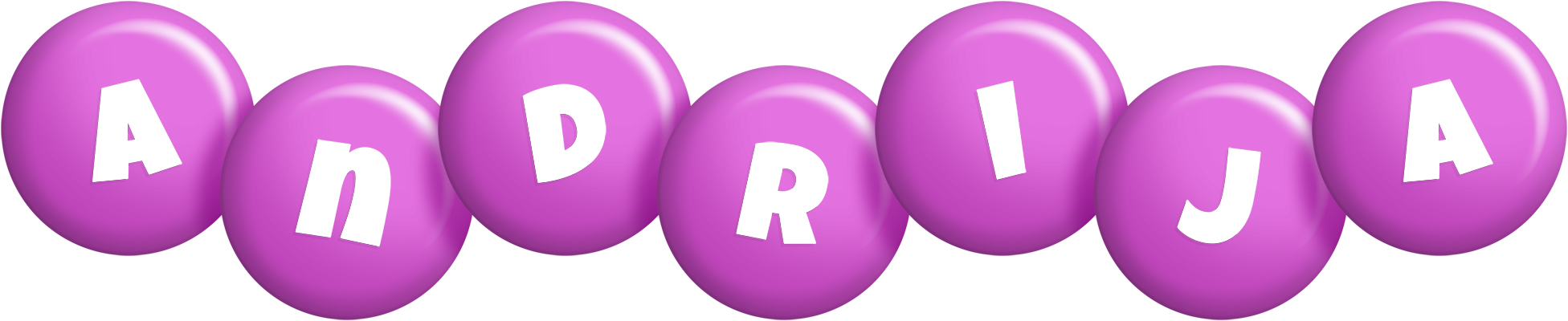 Andrija candy-purple logo